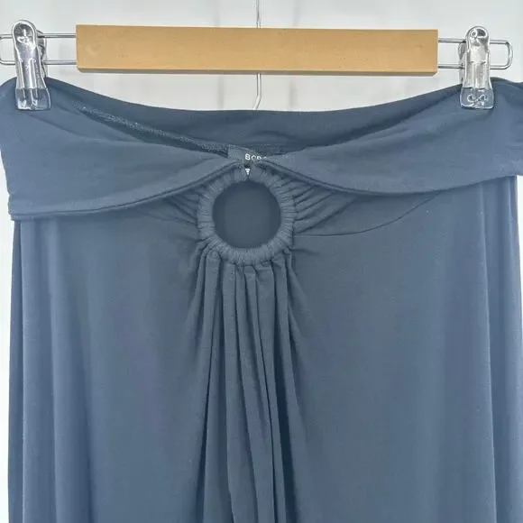 BCBG Maxazria Black Skirt with O-Ring Detail - Size Small - Picture 3 of 10